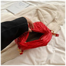 Bolsa feminina transversal couro PU