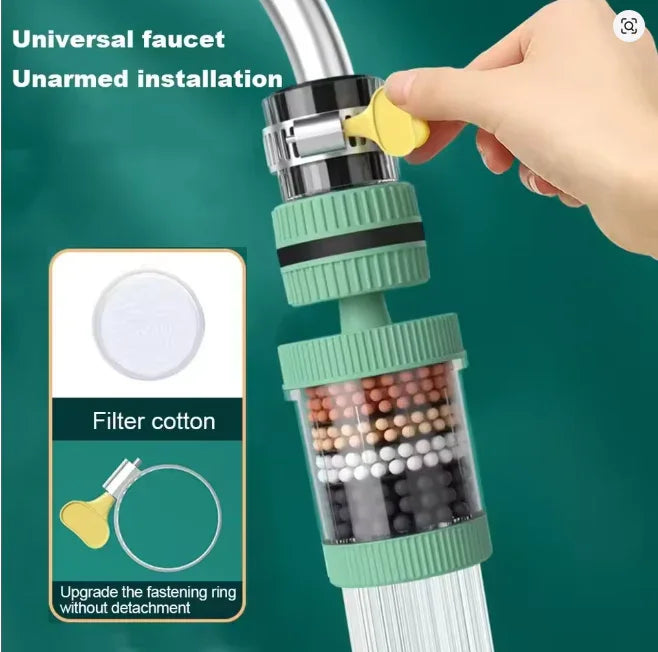 6 camadas filtro de água