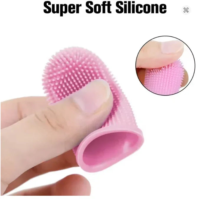 Escova de Dentes para Pets com Dedo de Silicone