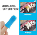 Escova de Dentes para Pets com Dedo de Silicone