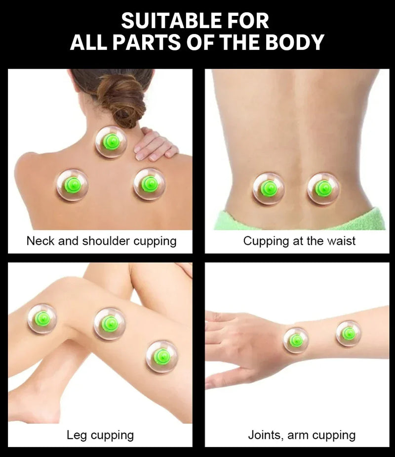 Kit de Massagem e Ventosaterapia