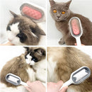 Escova de Limpeza 2 em 1 para Animais de Estimação Depilador Massageador Remov